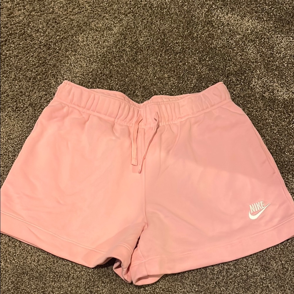 Nike Pink Athletic Shorts Lightweight Elastic Waist